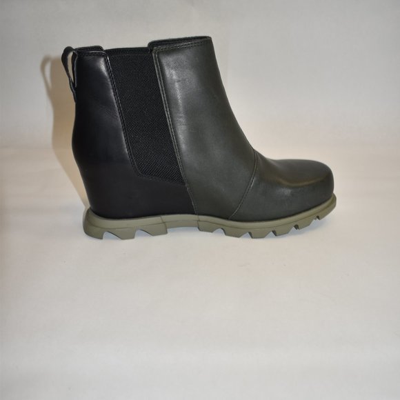 Sorel Joan of Arctic Wedge III Chelsea Bootie Size 12 Dark Moss Sage NL4588 - Picture 6 of 10